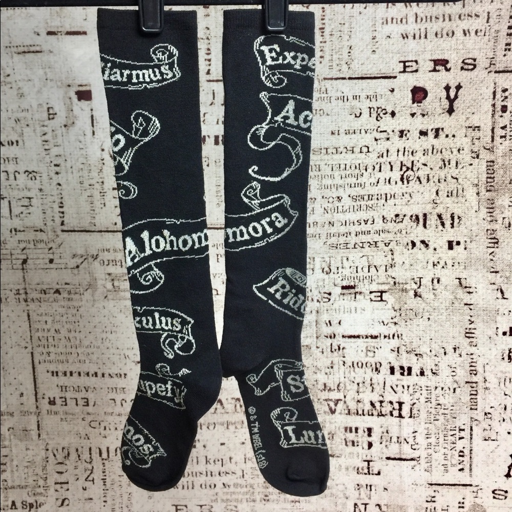 Harry Potter Spells Knee High Socks